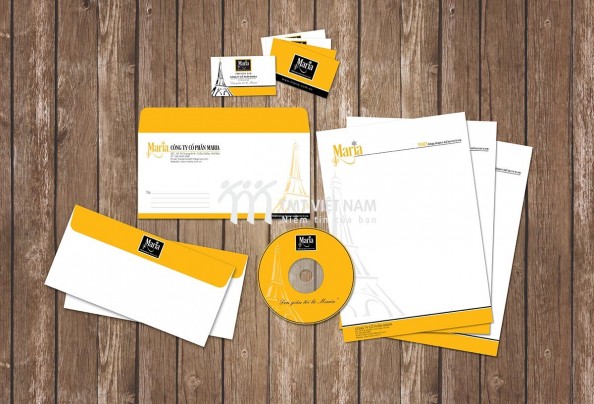 Bộ nhận diện thương hiệu Maria