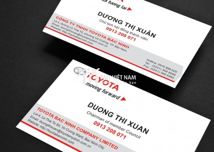 Danh thiếp Toyota