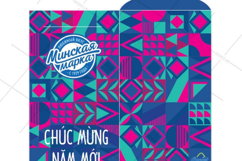 phong cách thiết kế lì xì lập thể