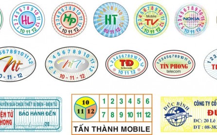 In tem bảo hành giá rẻ tại Hà Nội In tem bảo hành giá rẻ tại Hà Nội