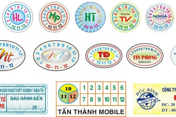 In tem bảo hành giá rẻ tại Hà Nội In tem bảo hành giá rẻ tại Hà Nội