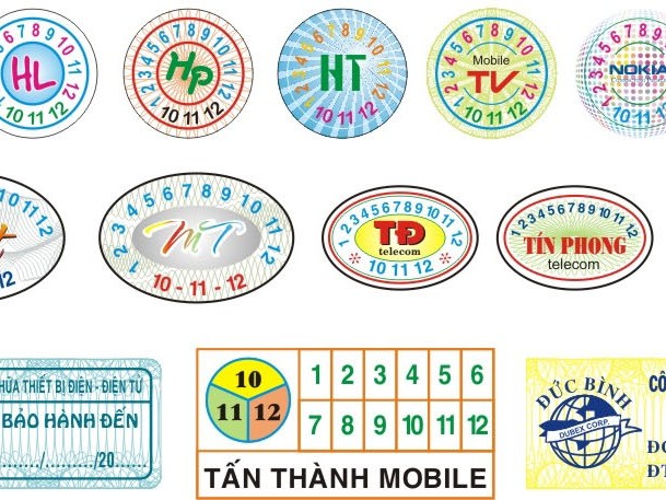 In tem bảo hành giá rẻ tại Hà Nội