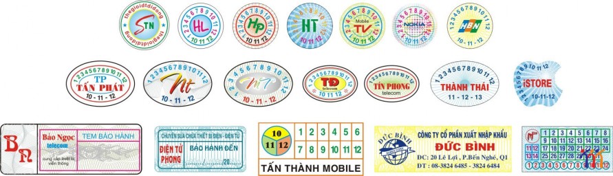 In tem bảo hành giá rẻ tại Hà Nội In tem bảo hành giá rẻ tại Hà Nội