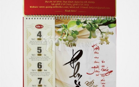 In lịch treo tường In lịch treo tường