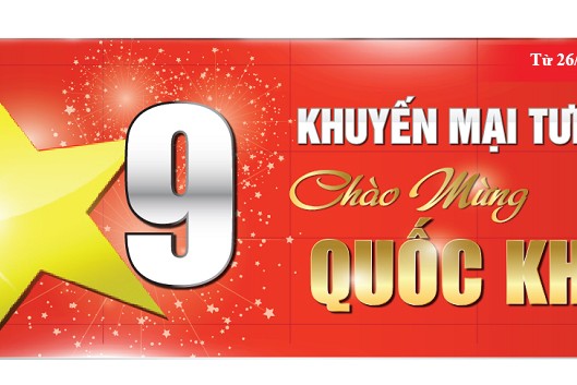 Chương trình khuyến mại 2/9