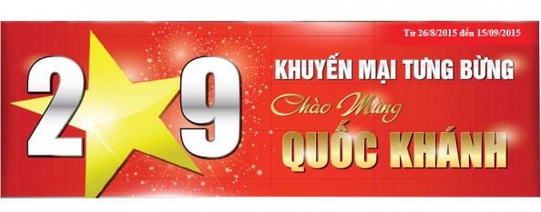 Chương trình khuyến mại 2/9