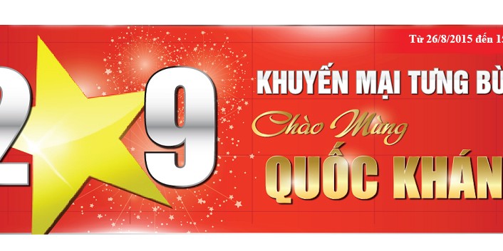 Chương trình khuyến mại 2/9