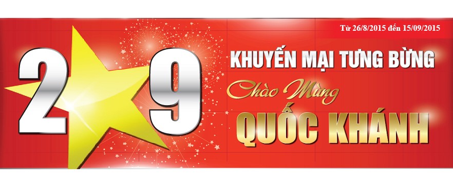 Chương trình khuyến mại 2/9