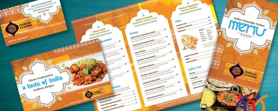 In nhanh menu thực đơn nhà hàng