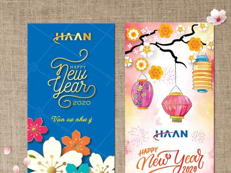 chất liệu giấy Couche in bao lì xì