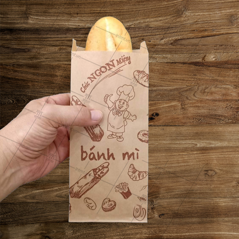 mẫu túi giấy đựng bánh mì 3