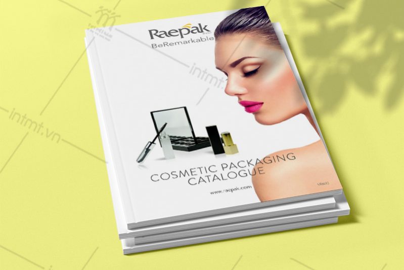 in bìa catalogue chất liệu giấy mềm