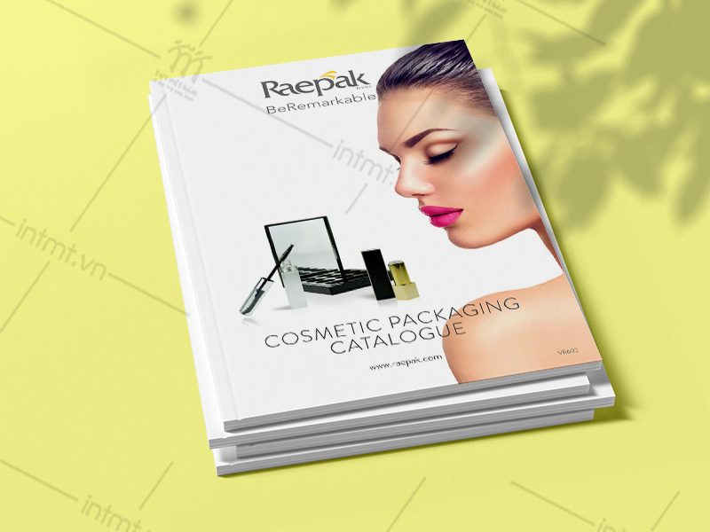 in bìa catalogue chất liệu giấy mềm