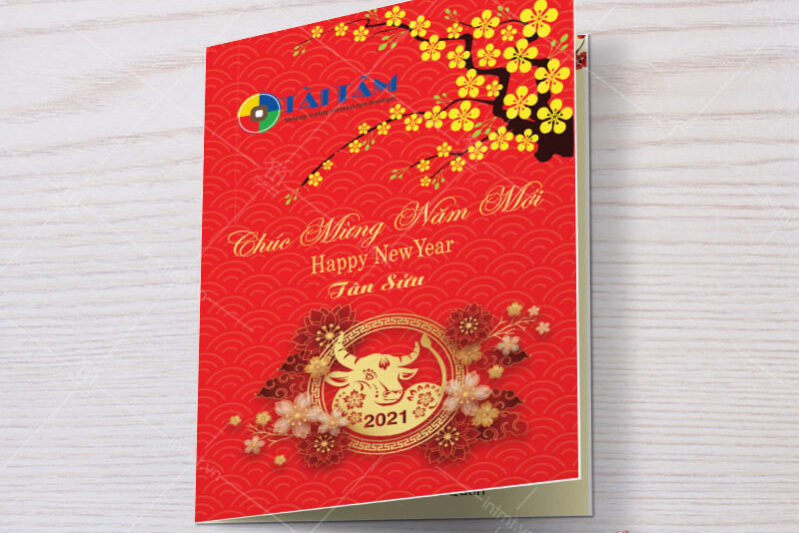thiệp chúc tết mẫu 6