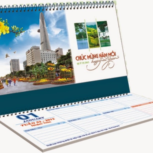 in lịch tết tại hà nội