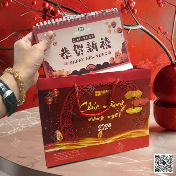 túi giây đựng lịch bàn TG21 - 1