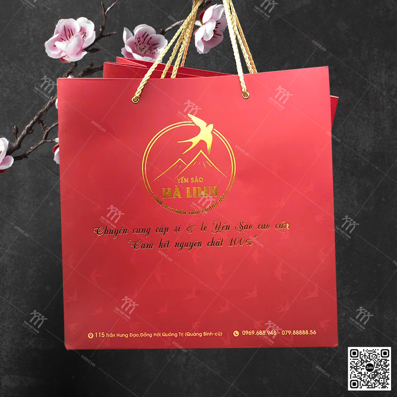 túi giấy đựng yến sào TG31-2