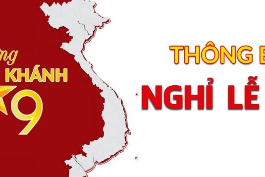 THÔNG BÁO LỊCH NGHỈ LỄ QUỐC KHÁNH 02/09/2018
