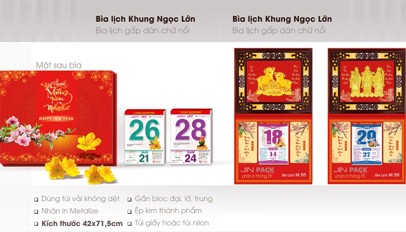 In và thiết kế lịch block, những mẫu lịch block 2019 đẹp nhất