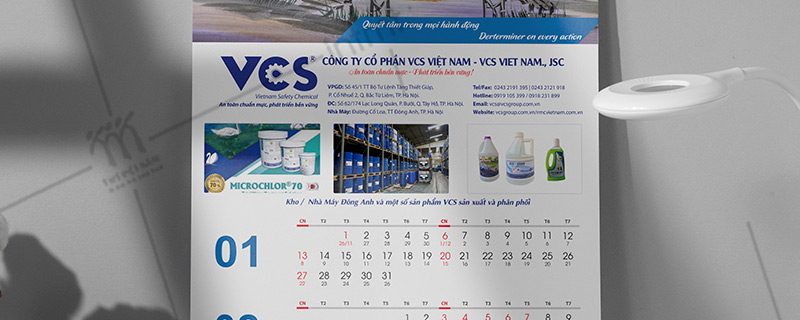 lịch lò xo 7 tờ mẫu 1