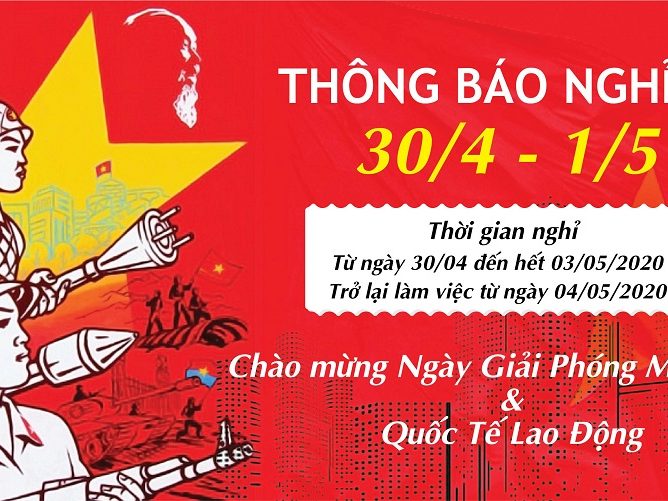 thong-bao-nghi-le-30-4 Thông báo nghỉ lễ Giải phóng miền Nam 30/4 và Quốc tế lao động 1/5
