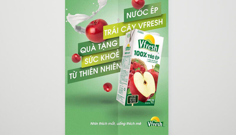 mẫu poster quảng cáo sữa