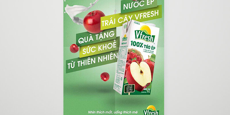 mẫu poster quảng cáo sữa