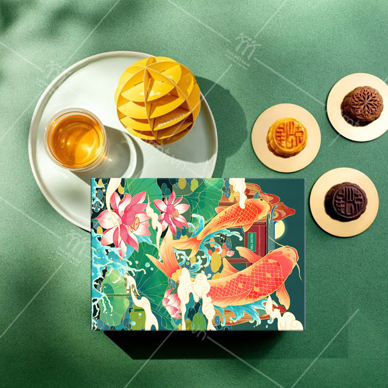 hộp 6 bánh trung thu mẫu 5