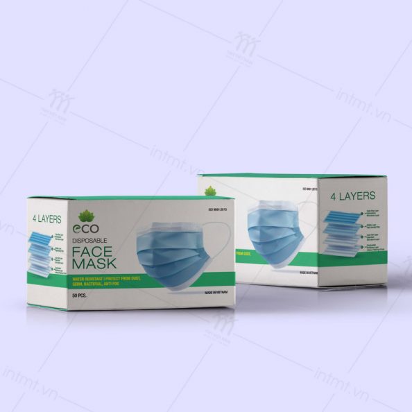 Hộp giấy đựng khẩu trang