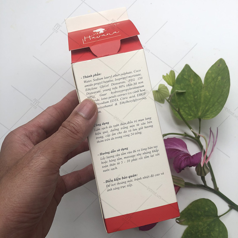 hộp giấy đựng mỹ phẩm kem dưỡng dạng ống HG06 ảnh 5