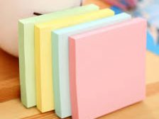 in giấy note vuông màu đẹp