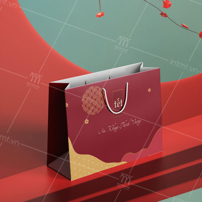 in túi giấy đựng quà tết mẫu 6