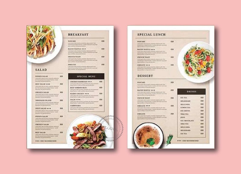 Lý do để lựa chọn in menu để bàn giá rẻ cho mọi nhà hàng tại Hà Nội - tmt