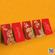 bộ 3 mẫu lì xì phúc lộc thọ LX29