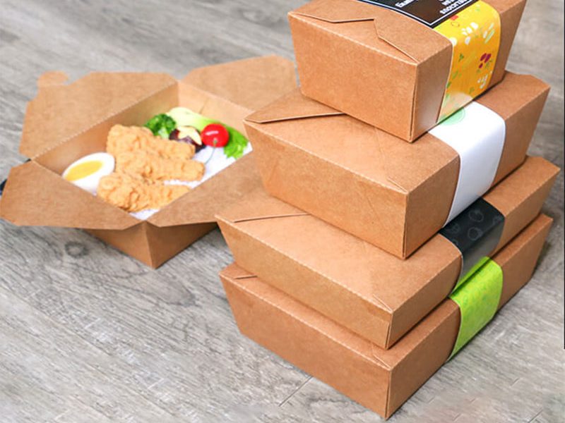 in hộp giấy đựng thực phẩm chất lượng