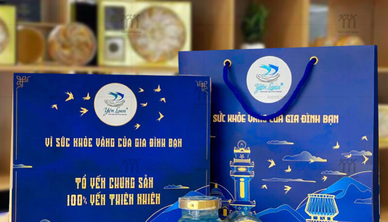 in hộp yến sào