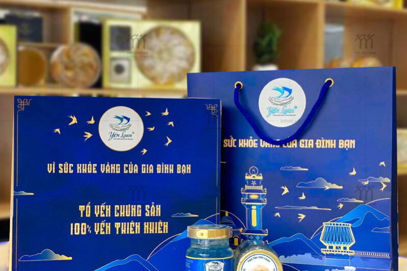 in hộp yến sào