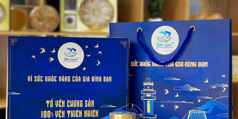 in hộp yến sào