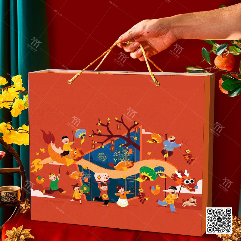 mẫu túi giấy quà tết TG29