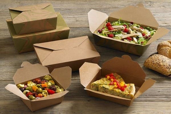 Mẫu hộp giấy đựng thức ăn ấn tượng