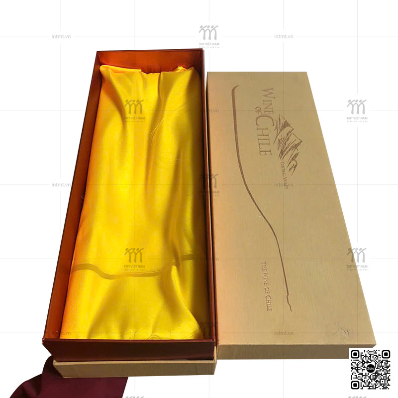 Khay định hình khăn lụa hộp rượu
