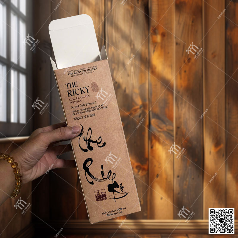 vỏ hộp giấy đựng rượu - 2