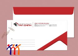 Mẫu phong bì A6 công ty Tân Chính