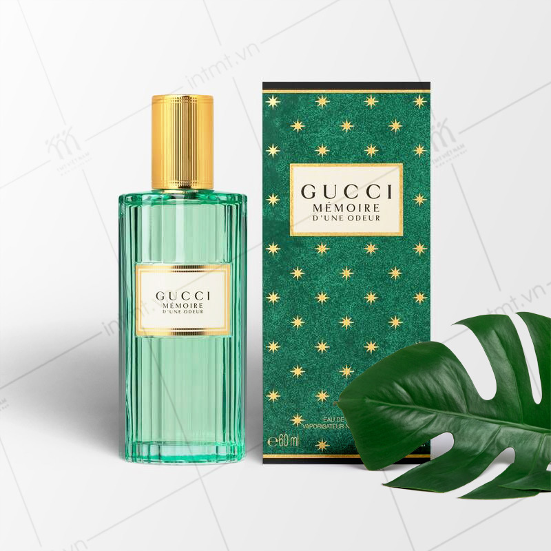 Hộp đựng nước hoa có hoa văn thương hiệu Gucci