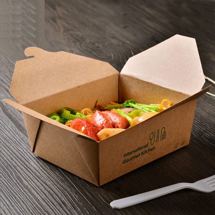 mẫu hộp giấy đựng thức ăn giá rẻ