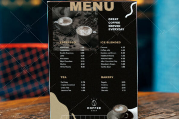 in-menu-quan-ca-phe in menu quán cà phê