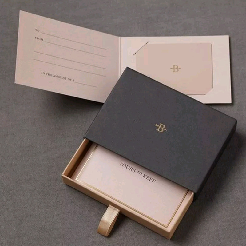 thiệp cảm ơn (thank card) in hộp đựng trang sức