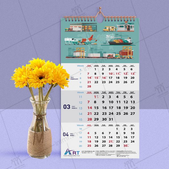 in lịch treo tường theo yêu cầu