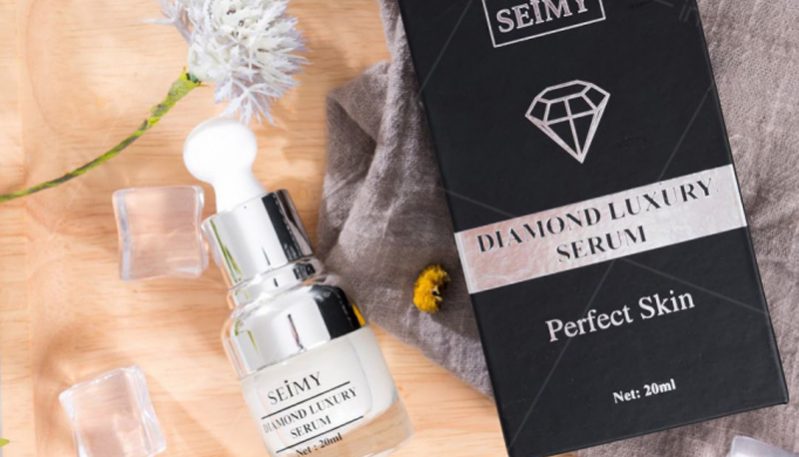 Hộp đựng serum màu đen seimy