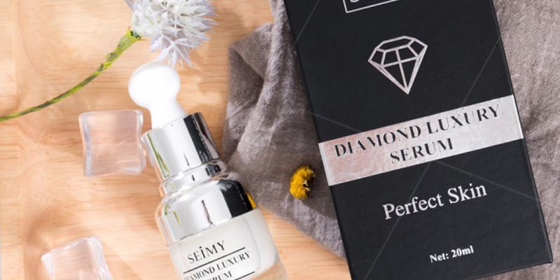 Hộp đựng serum màu đen seimy